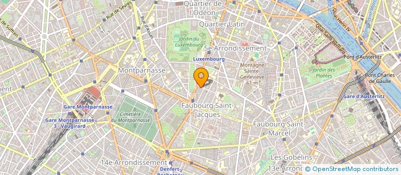 localisation de l'entreprise COMPAGNIE FRANCAISE DISTRIBUTION à PARIS