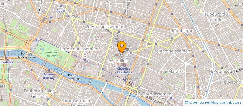 localisation de l'entreprise COMPAGNIE FRANCAISE DU CHOCOLAT à PARIS