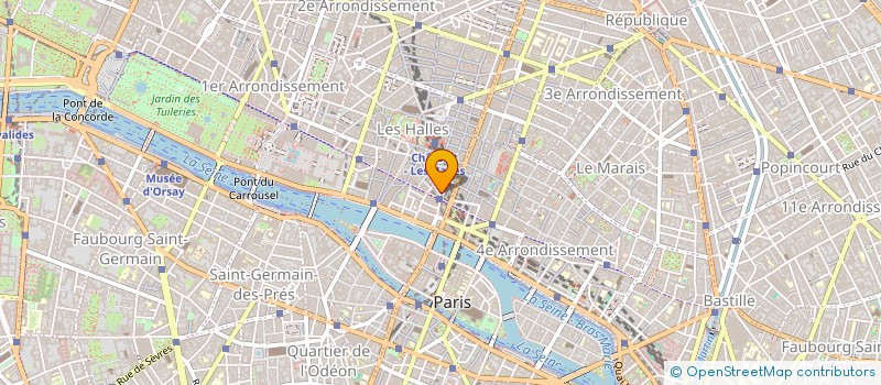 localisation de l'entreprise COMPAGNIE FRANCAISE FORUM DELL'ARTE à PARIS