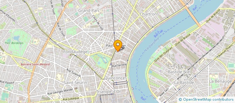 localisation de l'entreprise COMPAGNIE FRANCAISE GENERALE CFGEDIS à BORDEAUX