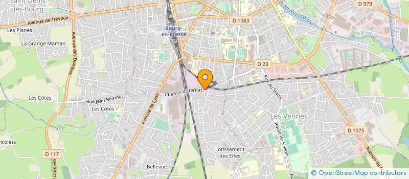localisation de l'entreprise COMPAGNIE FRANCAISE SITRAD à PERONNAS