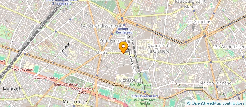 localisation de l'entreprise COMPAGNIE FRANCE-RESTAURATION à PARIS