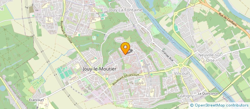 localisation de l'entreprise COMPAGNIE FRANCILIENNE DE RENOVATION  JOUY-LE-MOUTIER