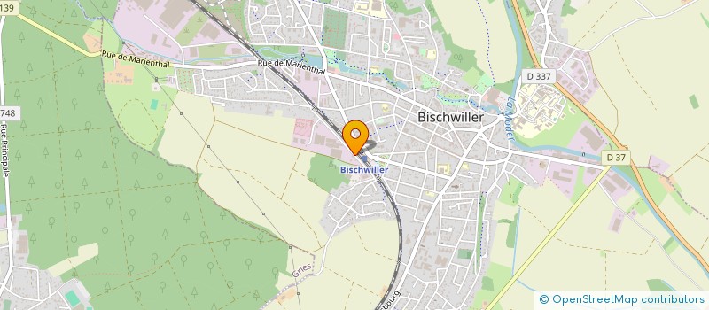 localisation de l'entreprise COMPAGNIE FRANCO-LUXEMBOURGEOISE DE RECUPERATION ET DE RECYCLAGE - COFRALUX  BISCHWILLER