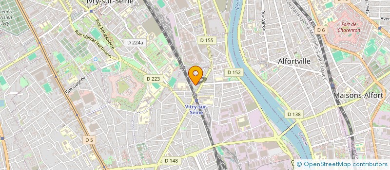 localisation de l'entreprise COMPAGNIE FRANCO RUSSE  VITRY-SUR-SEINE