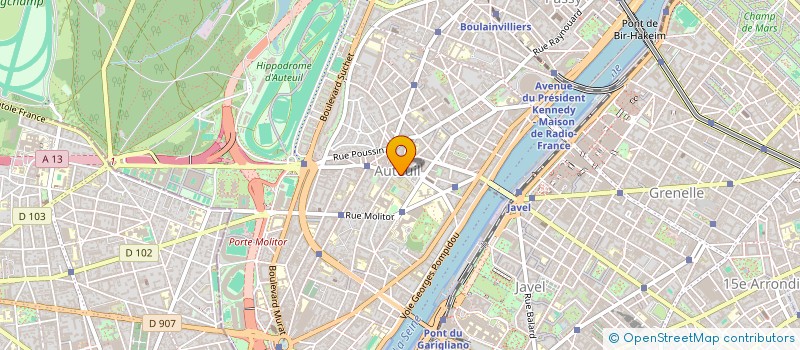 localisation de l'entreprise COMPAGNIE FRANCO SUEDOISE D'OUTILLAGES à PARIS