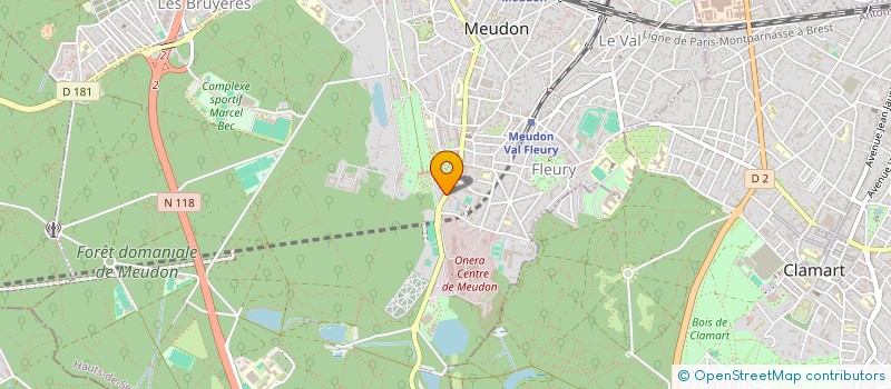 localisation de l'entreprise COMPAGNIE FRANCOISE CADOL à MEUDON