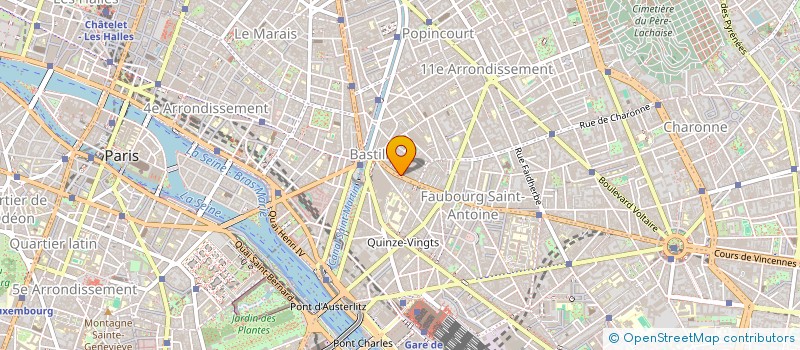 localisation de l'entreprise COMPAGNIE FRASK  PARIS 11