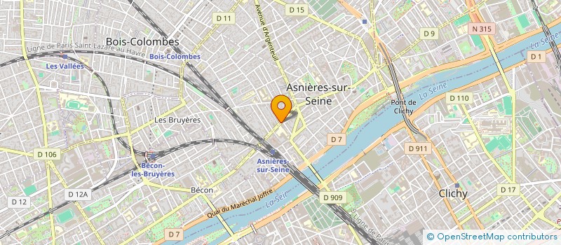localisation de l'entreprise COMPAGNIE FRAULO à ASNIERES-SUR-SEINE