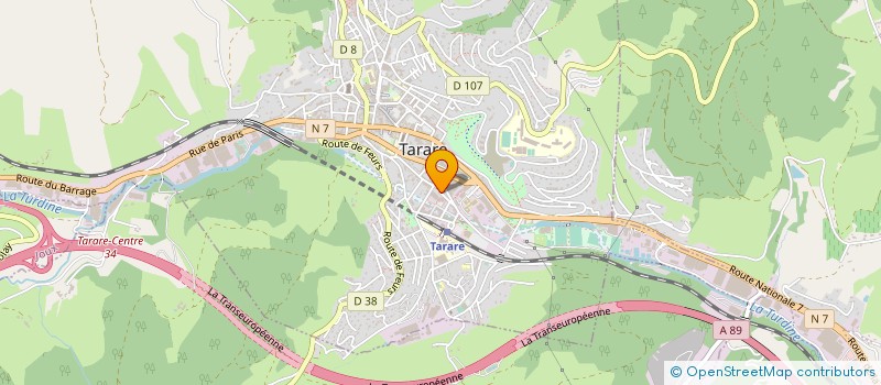 localisation de l'entreprise COMPAGNIE FRED BENDONGUE  TARARE