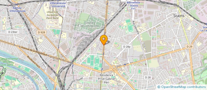 localisation de l'entreprise COMPAGNIE FREDERICK-LEMAITRE  PIERREFITTE-SUR-SEINE