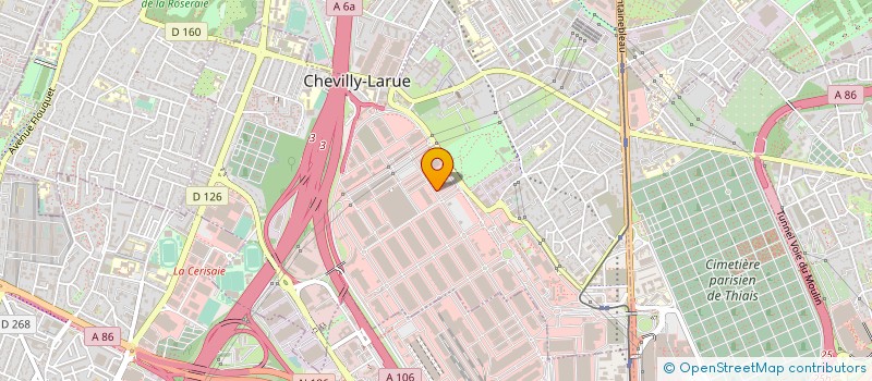 localisation de l'entreprise COMPAGNIE FRUITIERE PARIS à CHEVILLY-LARUE