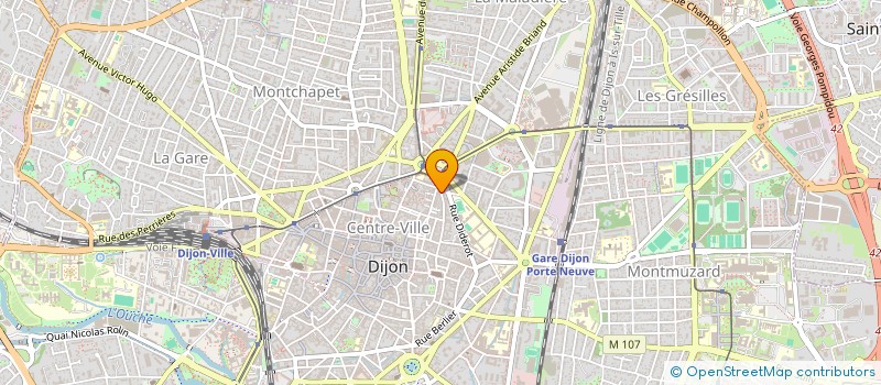 localisation de l'entreprise COMPAGNIE GAIA  DIJON