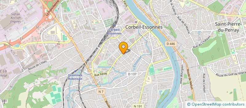 localisation de l'entreprise COMPAGNIE GALE D ENVIRONNEMENT SERVICES à CORBEIL-ESSONNES