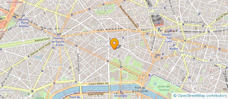 localisation de l'entreprise COMPAGNIE GE à PARIS