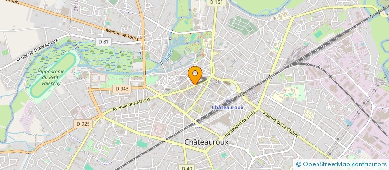 localisation de l'entreprise COMPAGNIE GENERALE D'INVESTISSEMENT ET DE PARTICIPATION à CHATEAUROUX