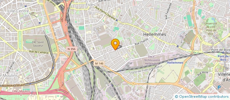 localisation de l'entreprise COMPAGNIE GENERALE DE CONSTRUCTIONS à LILLE