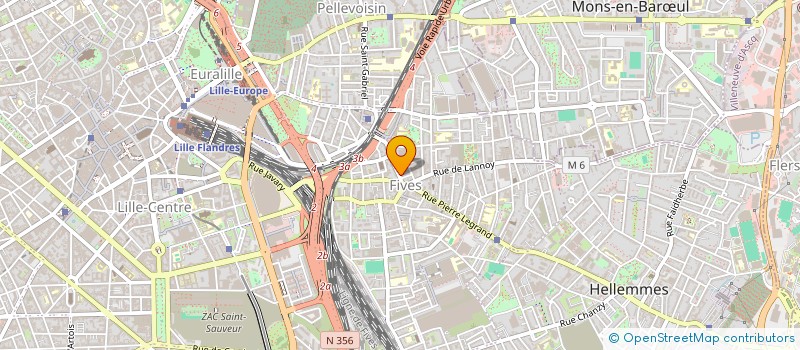 localisation de l'entreprise COMPAGNIE GENERALE DE DISTRIBUTION à LILLE