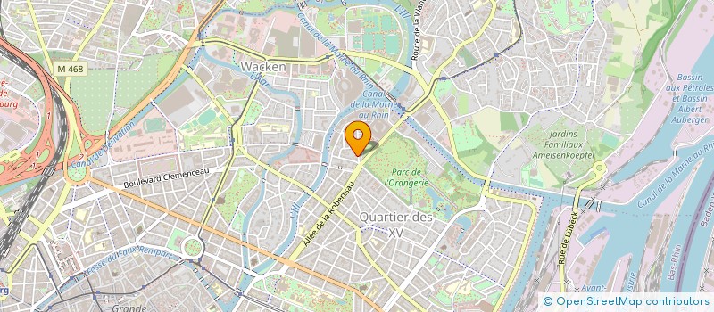 localisation de l'entreprise COMPAGNIE GENERALE DE FINANCE ET D'INNOVATION à STRASBOURG