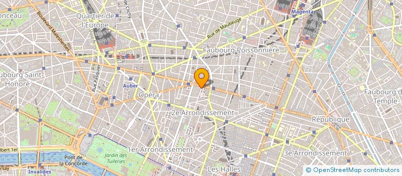 localisation de l'entreprise COMPAGNIE GENERALE DE L'OR C.G.O à PARIS