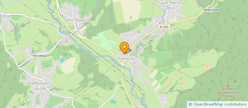 localisation de l'entreprise COMPAGNIE GENERALE DE NEGOCE  THANVILLE