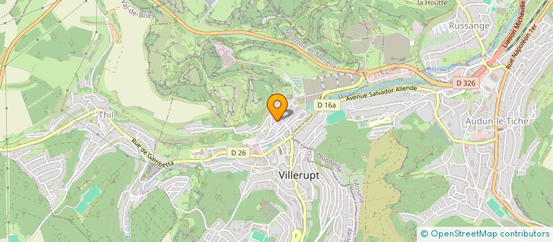 localisation de l'entreprise COMPAGNIE GENERALE DE PARTICIPATION  VILLERUPT