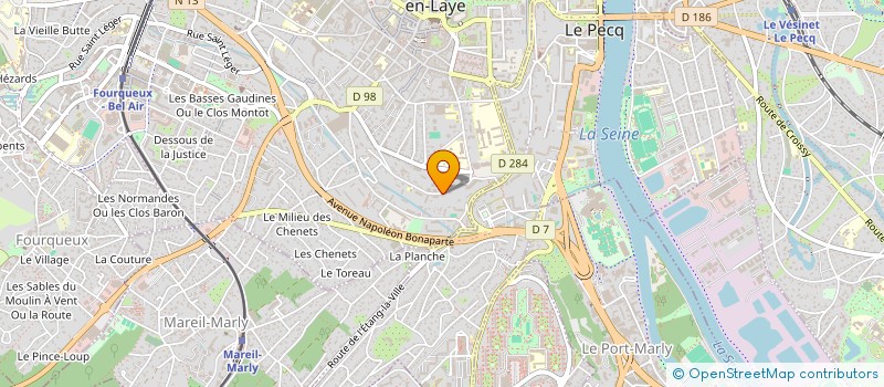 localisation de l'entreprise COMPAGNIE GENERALE DE POSE ET AMEUBLEMENT à SAINT-GERMAIN-EN-LAYE