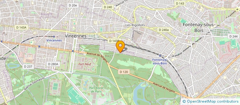 localisation de l'entreprise COMPAGNIE GENERALE DES ASSURANCES à FONTENAY-SOUS-BOIS