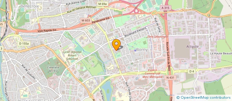 localisation de l'entreprise COMPAGNIE GENERALE DU BATIMENT à METZ