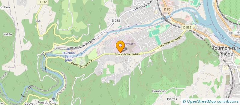 localisation de l'entreprise COMPAGNIE GENERALE DU SANITAIRE  TOURNON-SUR-RHONE