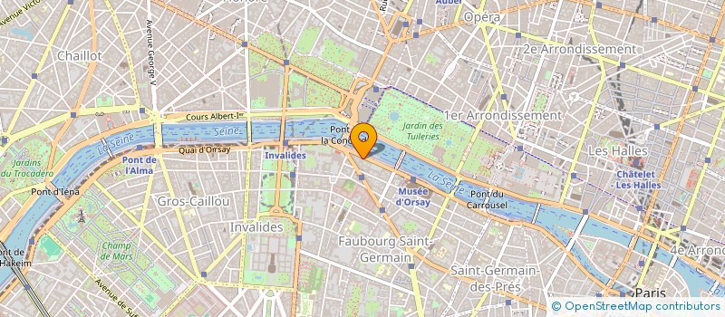 localisation de l'entreprise COMPAGNIE GENERALE FINANCIERE à PARIS