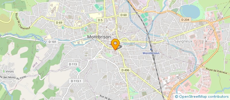 localisation de l'entreprise COMPAGNIE GENERALE IMMOBILIERE EUROPEENNE à MONTBRISON