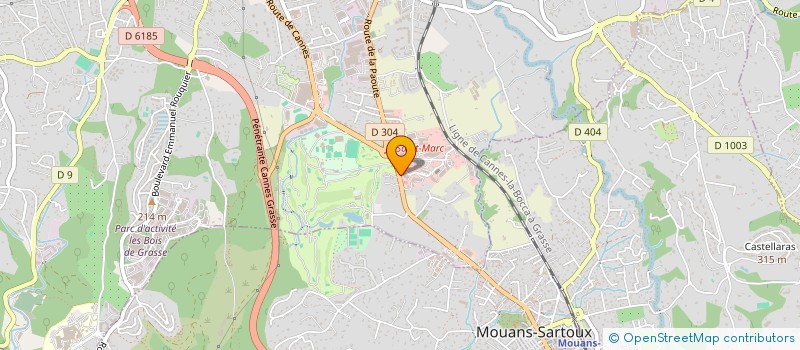 localisation de l'entreprise COMPAGNIE GENERALE IMMOBILIERE MEDITERRANEENNE  GRASSE