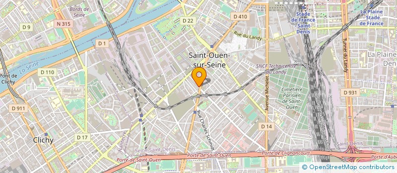 localisation de l'entreprise COMPAGNIE GENERALE LILLE à SAINT-OUEN-SUR-SEINE