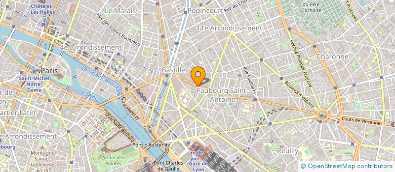 localisation de l'entreprise COMPAGNIE GENERALE OF FOOD  PARIS 12