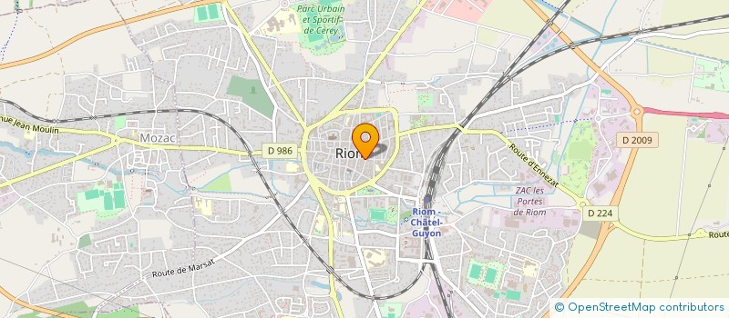 localisation de l'entreprise COMPAGNIE GERONIMO à RIOM