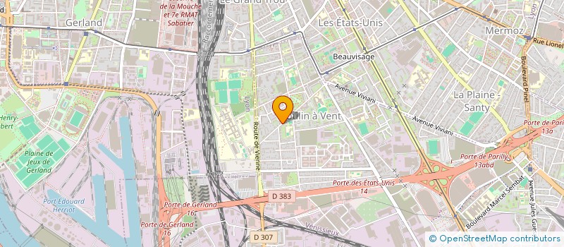 localisation de l'entreprise COMPAGNIE GESTION AMBULANCES SERVICES à VENISSIEUX