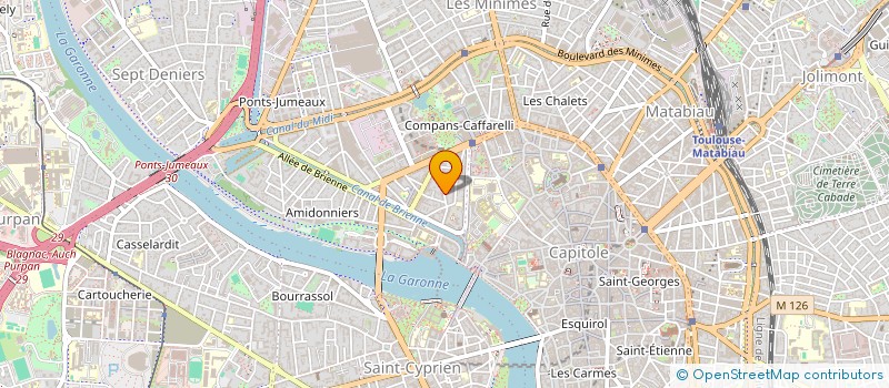 localisation de l'entreprise COMPAGNIE GLADYS TORSION à TOULOUSE