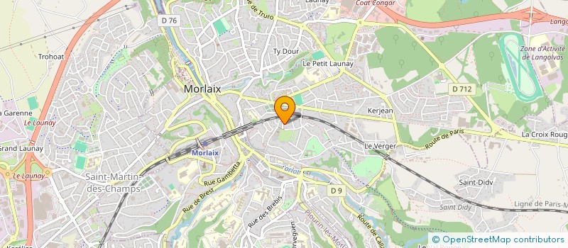 localisation de l'entreprise COMPAGNIE GOEMON GOELAND  MORLAIX