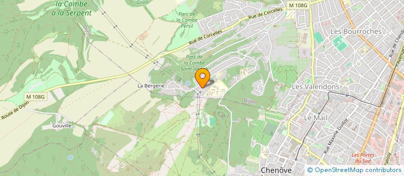 localisation de l'entreprise COMPAGNIE GR21  DIJON