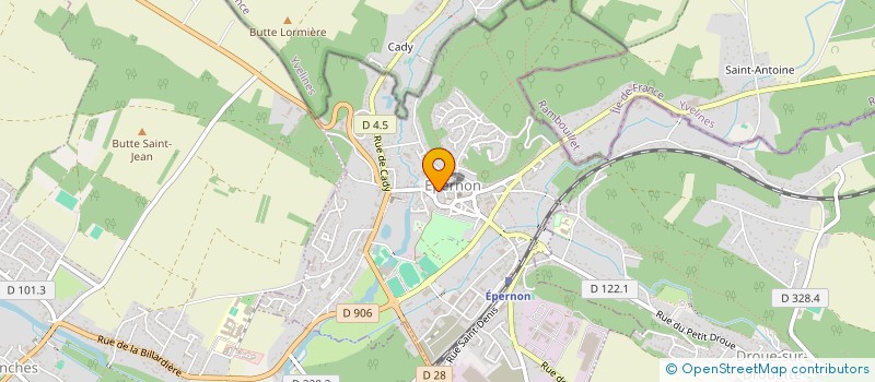 localisation de l'entreprise COMPAGNIE GRAINE DE LUNE à EPERNON