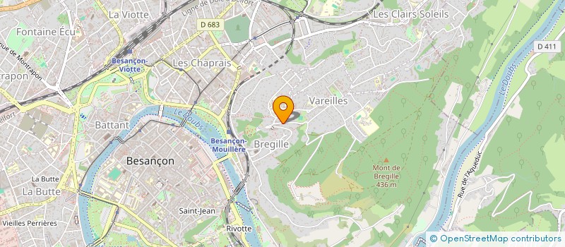 localisation de l'entreprise COMPAGNIE GRAINE DE VIE  BESANCON