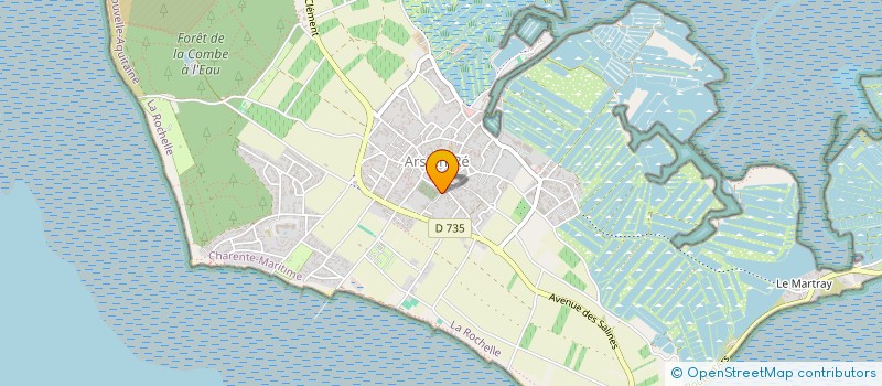 localisation de l'entreprise COMPAGNIE GRAY  ARS-EN-RE