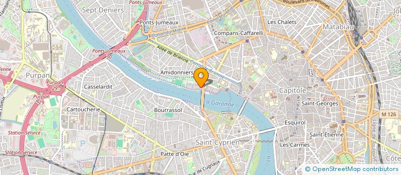 localisation de l'entreprise COMPAGNIE GROUPE GENI.E  TOULOUSE