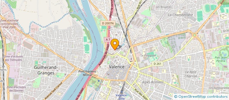 localisation de l'entreprise COMPAGNIE GRUMES à BOURG-LES-VALENCE