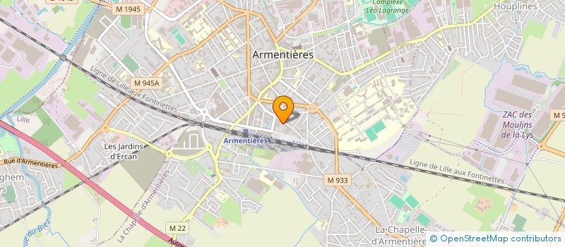 localisation de l'entreprise COMPAGNIE GUTTA PERCHA à ARMENTIERES