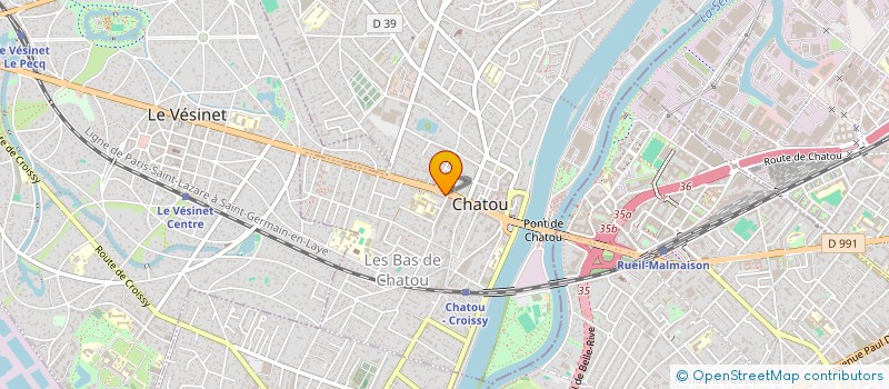 localisation de l'entreprise COMPAGNIE HANABI  CHATOU