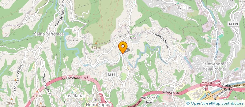 localisation de l'entreprise COMPAGNIE HARMONIE THEATRE  NICE