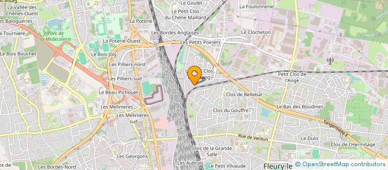 localisation de l'entreprise COMPAGNIE HECATE  FLEURY-LES-AUBRAIS
