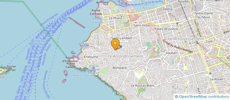 localisation de l'entreprise COMPAGNIE HELAS à MARSEILLE